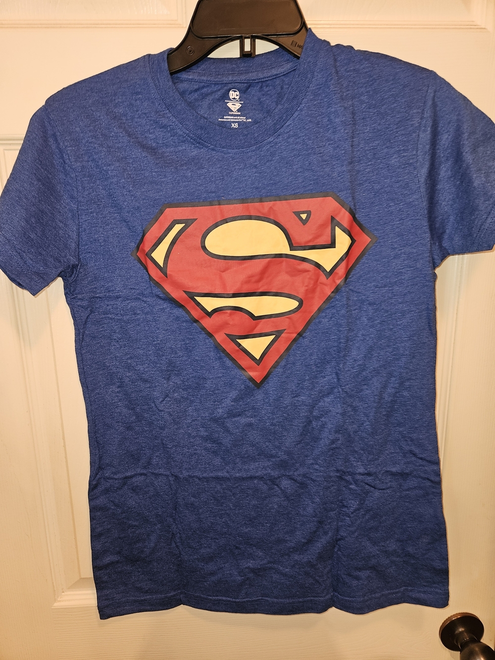 DC Comics Superman Logo Womens Blue T-Shirt